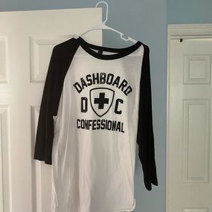 Dashboard Confessional Long Sleeve Tee Large